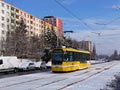 Vario LFR.S č. 339 se blíží k zastávce Malesická 17. 1. 2016