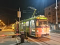 Souprava 319+252 ve starém vjezdu od Slovan 16. 8. 2021