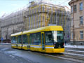 Vario LF 2/2 IN č. 363 na lince č. 4 na Klatovské třídě 11. 2. 2021