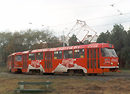 282-283 na konečné Bory v říjnu 1994
Foto: J. Hertl