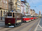 Konvoj k výročí 125 let MHD v Plzni