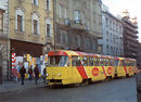 235+236 na náměstí Republiky v říjnu 1994
Foto: J. Hertl