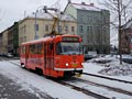 vůz 283 s reklamou na ING na Mikulášském náměstí 16. 1. 2016