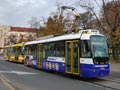 Vario LFR.S č. 334+335 na Mikulášském náměstí 2. 11. 2018