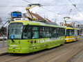Souprava Vario LFR.S č. 342+343 při cvičné jízdě v sadech Pětatřicátníků 15. 3. 2021