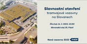 Slavnostní otevření tramvajové vozovny na Slovanech 16. 3. 2023
