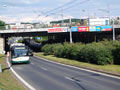 Rokycanksá třída se středovým pásem původně určeným pro tramvajovou trať 1. 7. 2016