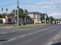 Rokycanksá třída se středovým pásem původně určeným pro tramvajovou trať 1. 7. 2016